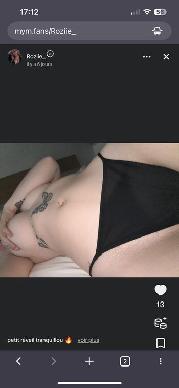Full leaked Rozieofficial page private photo