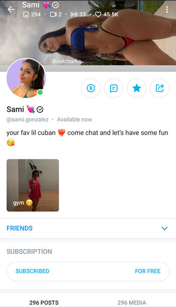 Full leaked Sami gonzalez private onlyfans photo