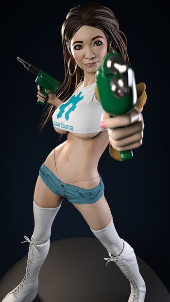 Full leaked Sexy cyborg private photo