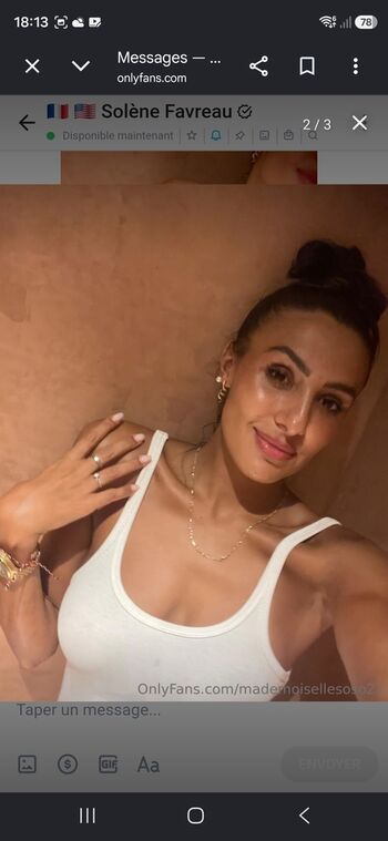 Full leaked Solene favreau private photo