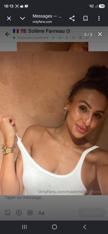 Full leaked Solene favreau private photo