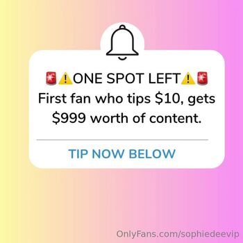 Full leaked Sophiedeevip private photo
