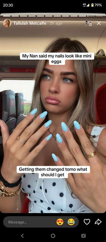 Full leaked Tallulah metcalfe private photo