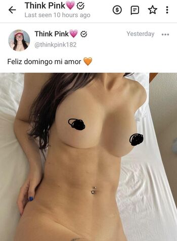 Full leaked Think pink private photo