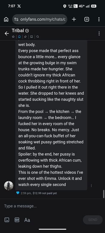 Full leaked Tribalbbc page private photo