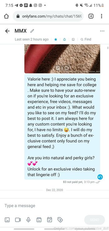 Full leaked Your submissive doll private photo